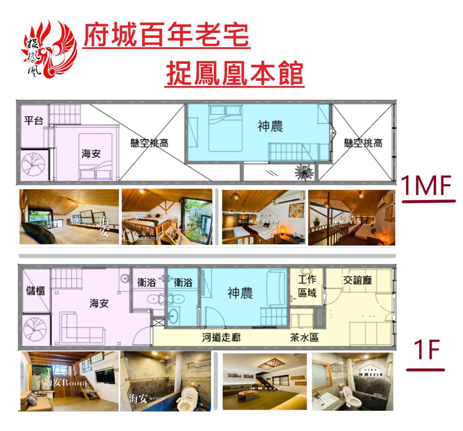 捉鳳凰 台南百年老宅包棟導覽民宿系列catchphoenix Centennial Guesthouse Exterior foto